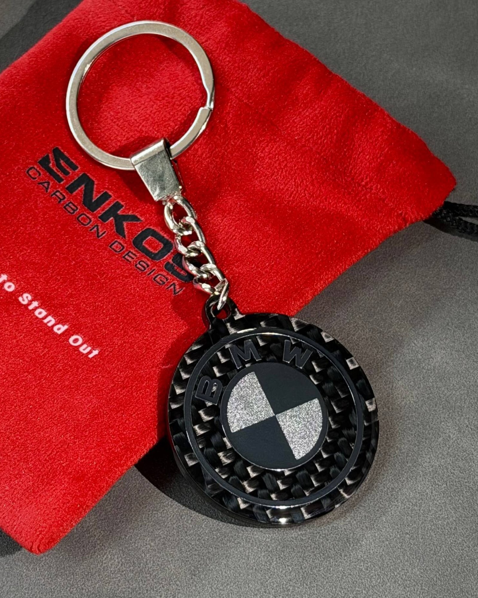 Bavarian Performance — Carbon Keychain