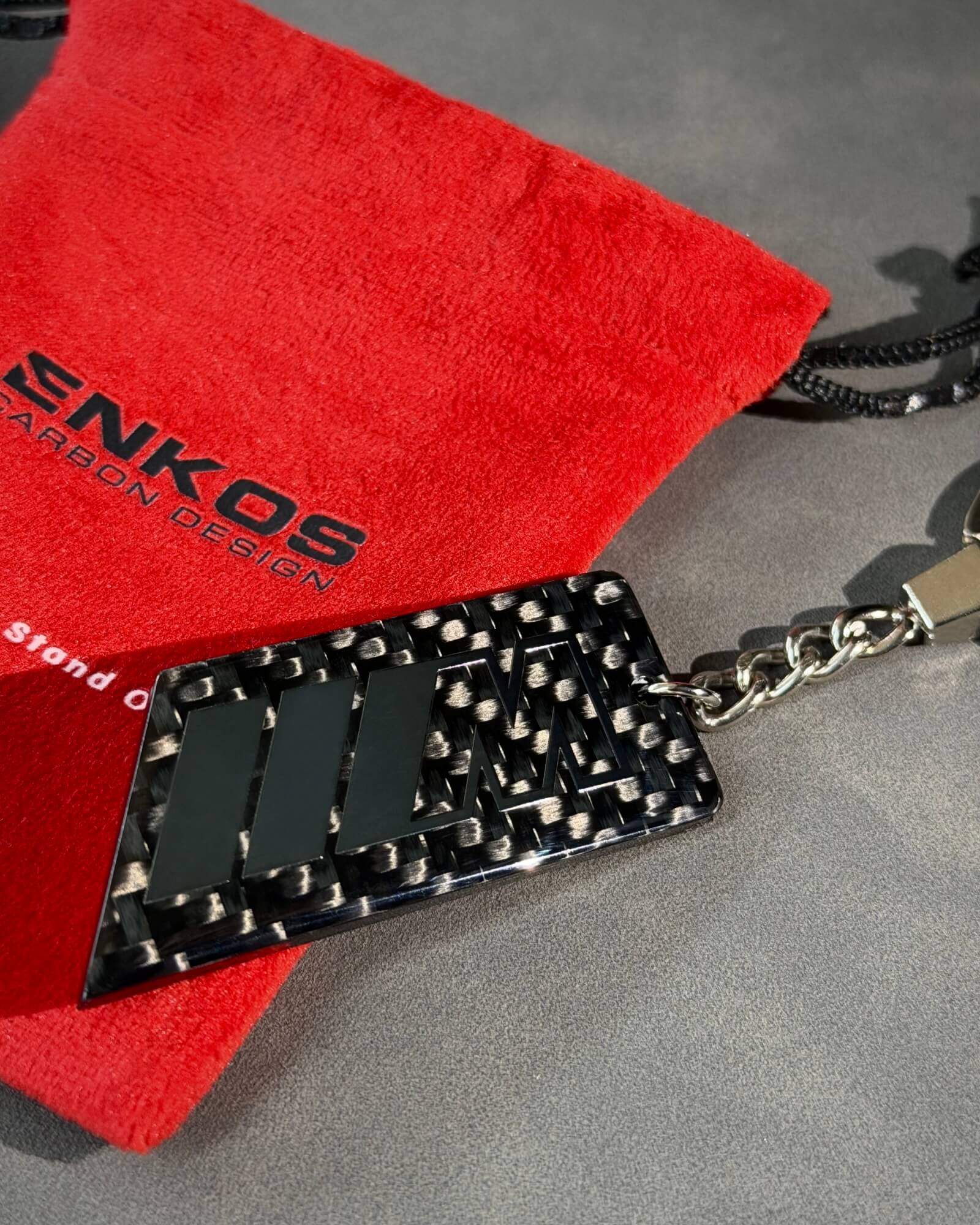 M Series — Carbon Keychain